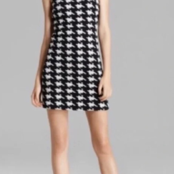 Alice + Olivia Dresses & Skirts - Alice + Olivia Black and White Houndstooth Mini Dress